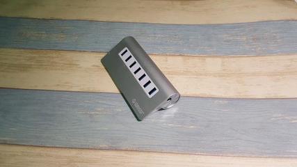 ORICO 7口USB集线器深度体验 桌面扩展利器，高效与简约并存