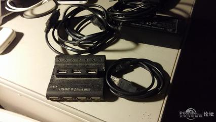 帝特USB HUB 7口带独立电源，二手笔记本的扩展充电好帮手